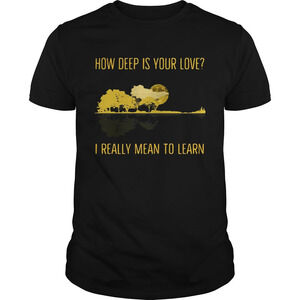 How Deep Is Your Love I Really Mean To Learn Guitar Shirt